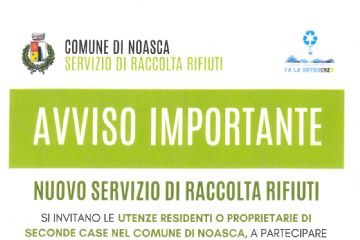 Nuovo Servizio di Raccolta Rifiuti